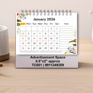 TC_ref-0022-2026___121 Desk/Table Calendar Set of 100