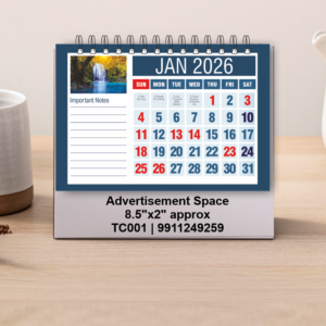 Table Calendar with Planner Set of 100