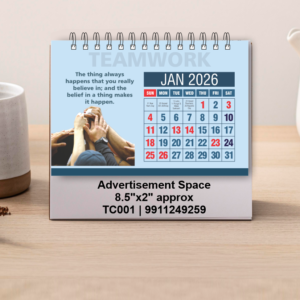 Table Calendar with Planner Set of 100
